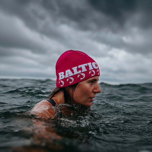 BALTIC slouch Beanie (Violet Red)