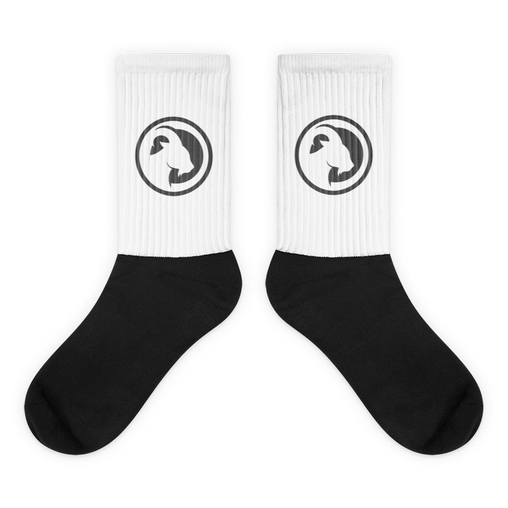 Billy Goat Head Logo Socks